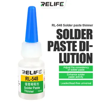 RELIFE RL-548 Универсальный SMT растворитель для паяльной пасты Жидкость для разбавления оловянного крема Инструмент для ремонта сварки