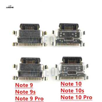 100шт Новых для Xiaomi Redmi Note 9 9s 10 10s Pro Micro USB разъем для зарядки Разъем для порта зарядного устройства Разъем для док-станции
