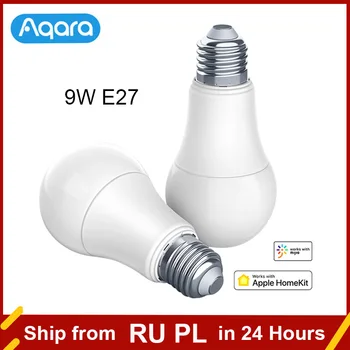 Aqara Умная Светодиодная Лампа Zigbee 9W E27 2700K-6500K Белого Цвета 220-240 В Smart Remote LED Лампа Для Xiaomi Smart Home Mihome